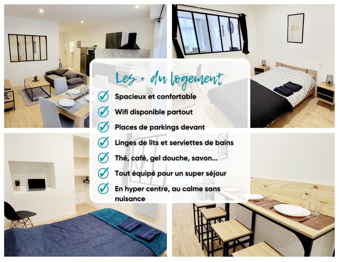 Le Wlerick 2 - Hyper Centre - Au Calme - Wifi Apartman Mont-de-Marsan Kültér fotó